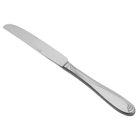 Oneida 2201KDTF Scroll 9 1/2" 18/10 Stainless Steel Extra Heavy Weight Dinner Knife - 12/Pack