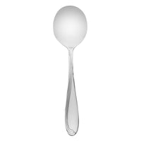 Oneida 2201SBLF Scroll 6" 18/10 Stainless Steel Extra Heavy Weight Bouillon Spoon - 12/Pack