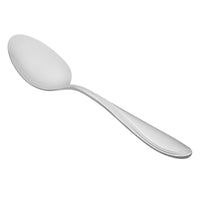 Oneida 2201SDEF Scroll 7 3/8" 18/10 Stainless Steel Extra Heavy Weight Dessert Spoon - 12/Pack