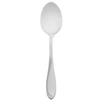 Oneida 2201STBF Scroll 8 1/2" 18/10 Stainless Steel Extra Heavy Weight Tablespoon / Serving Spoon - 12/Pack