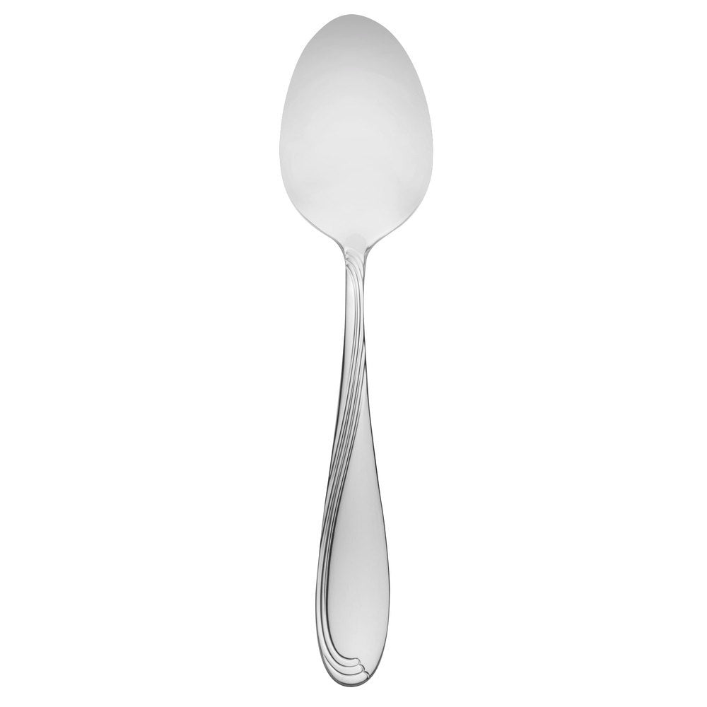 Oneida 2201STSF Scroll 6" 18/10 Stainless Steel Extra Heavy Weight Teaspoon - 12/Pack