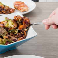 Acopa Edgewood 7 3/4" 18/0 Stainless Steel Heavy Weight Tablespoon / Serving Spoon - 12/Pack