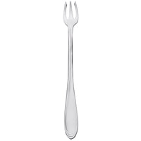 Oneida 2201FOYF Scroll 6" 18/10 Stainless Steel Extra Heavy Weight Oyster / Cocktail Fork - 12/Pack