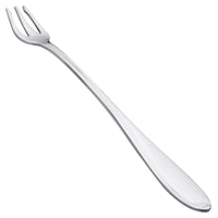 Oneida 2201FOYF Scroll 6" 18/10 Stainless Steel Extra Heavy Weight Oyster / Cocktail Fork - 12/Pack