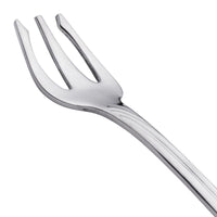 Oneida 2201FOYF Scroll 6" 18/10 Stainless Steel Extra Heavy Weight Oyster / Cocktail Fork - 12/Pack