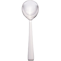 Bon Chef S3722 Roman 6 5/8" 18/10 Stainless Steel Extra Heavy Rounded Bowl Soup Spoon - 12/Pack