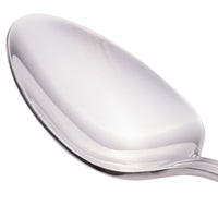Walco PAC07 Pacific Rim 7 1/16" 18/10 Stainless Steel Extra Heavy Weight Dessert Spoon - 12/Pack