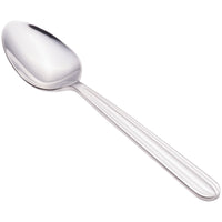 Walco 4007 Maremma 7 1/8" 18/0 Stainless Steel Heavy Weight Dessert Spoon - 12/Pack