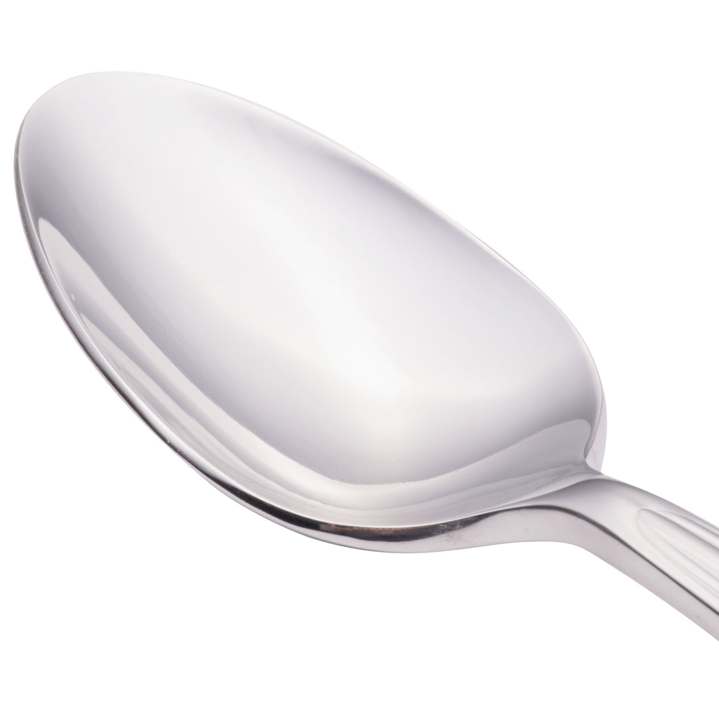 Walco 4007 Maremma 7 1/8" 18/0 Stainless Steel Heavy Weight Dessert Spoon - 12/Pack