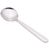 Walco 4012 Maremma 6 7/8" 18/0 Stainless Steel Heavy Weight Bouillon Spoon - 12/Pack
