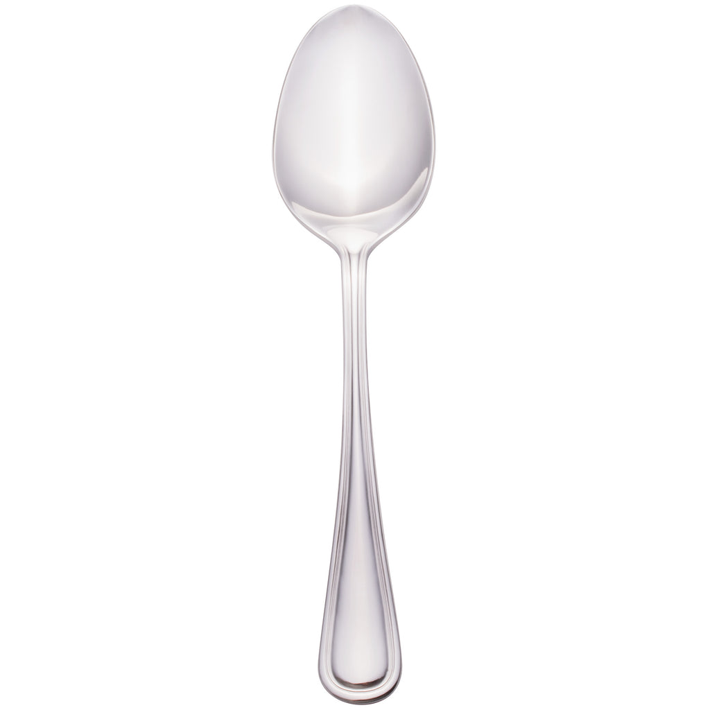Walco PAC03 Pacific Rim 8 1/4" 18/10 Stainless Steel Extra Heavy Weight Tablespoon / Serving Spoon - 12/Pack