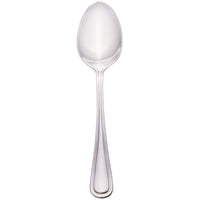 Walco PAC03 Pacific Rim 8 1/4" 18/10 Stainless Steel Extra Heavy Weight Tablespoon / Serving Spoon - 12/Pack