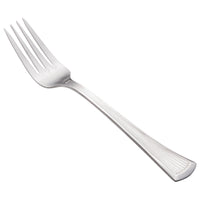 Walco 1806 Bosa Nova 7 1/8" 18/0 Stainless Steel Heavy Weight Salad Fork - 12/Pack