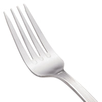 Walco 1806 Bosa Nova 7 1/8" 18/0 Stainless Steel Heavy Weight Salad Fork - 12/Pack