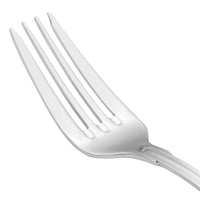 Walco 9306 Luxor 7" 18/10 Stainless Steel Extra Heavy Weight Salad Fork - 12/Pack