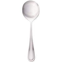 Walco PAC12 Pacific Rim 5 3/4" 18/10 Stainless Steel Extra Heavy Weight Bouillon Spoon - 12/Pack
