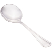 Walco PAC12 Pacific Rim 5 3/4" 18/10 Stainless Steel Extra Heavy Weight Bouillon Spoon - 12/Pack