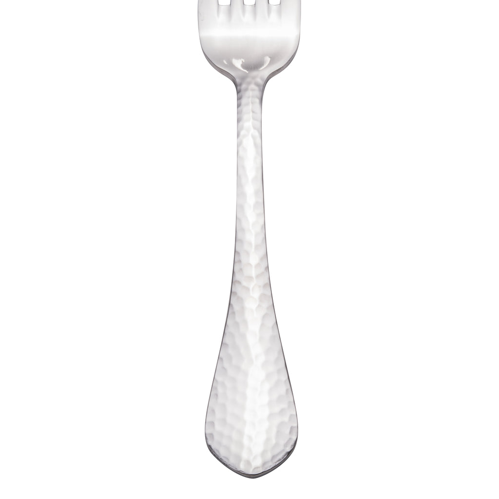 Walco 6305 Ironstone 7 5/8" 18/10 Stainless Steel Extra Heavy Weight Dinner Fork - 12/Pack