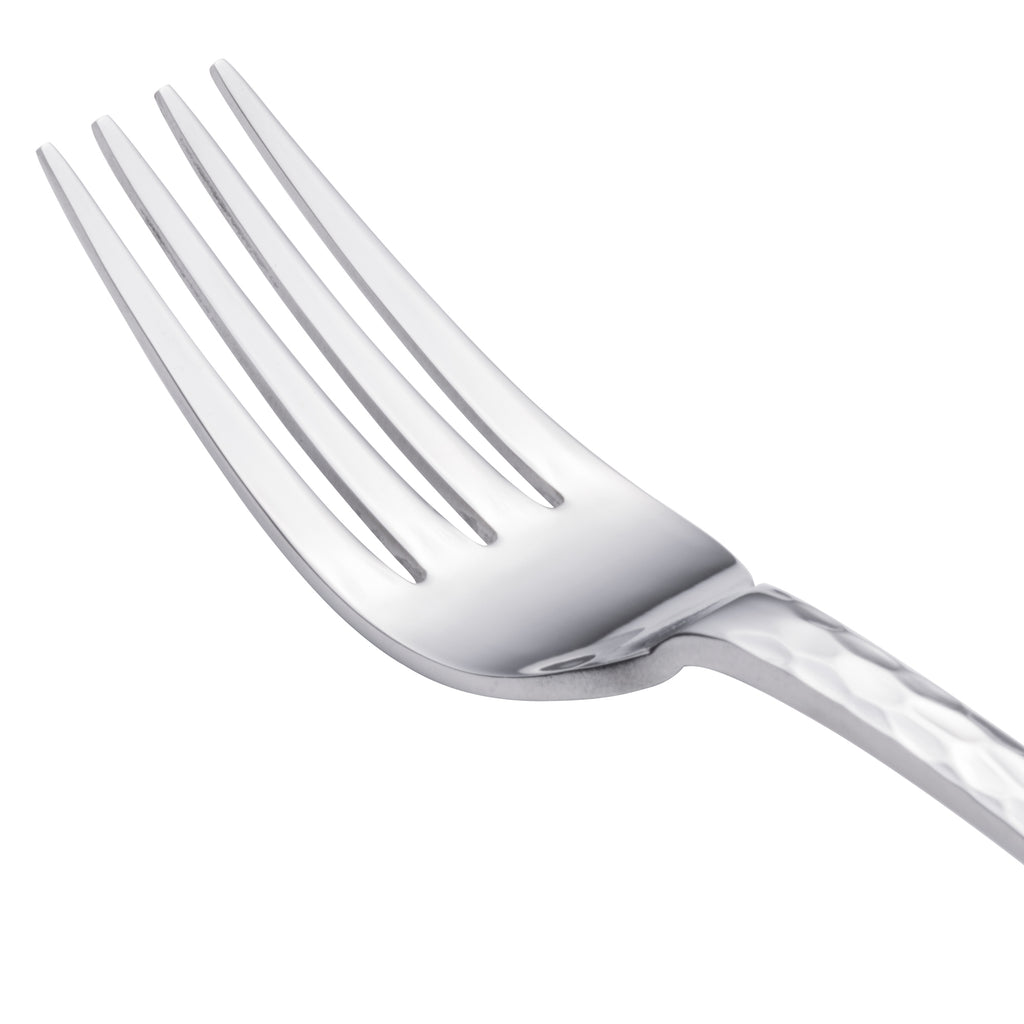 World Tableware 794 030 Aspire 6 7/8" 18/0 Stainless Steel Heavy Weight Utility / Dessert Fork - 12/Pack