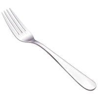Walco 08051 Star 8" 18/10 Stainless Steel Extra Heavy Weight European Table Fork - 12/Pack