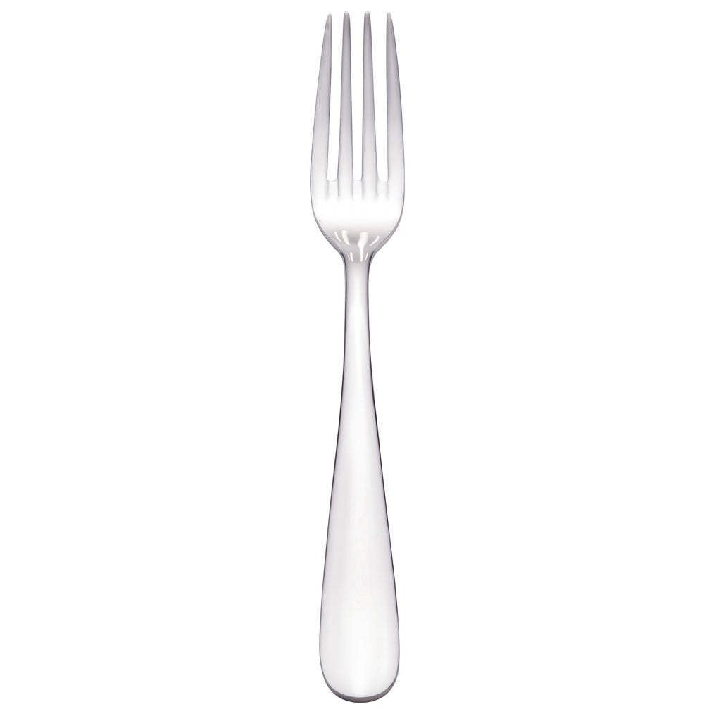 Walco 08051 Star 8" 18/10 Stainless Steel Extra Heavy Weight European Table Fork - 12/Pack