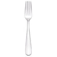 Walco 08051 Star 8" 18/10 Stainless Steel Extra Heavy Weight European Table Fork - 12/Pack