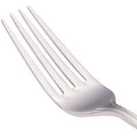 Walco PAC051 Pacific Rim 8 1/8" 18/10 Stainless Steel Extra Heavy Weight European Table Fork - 12/Pack