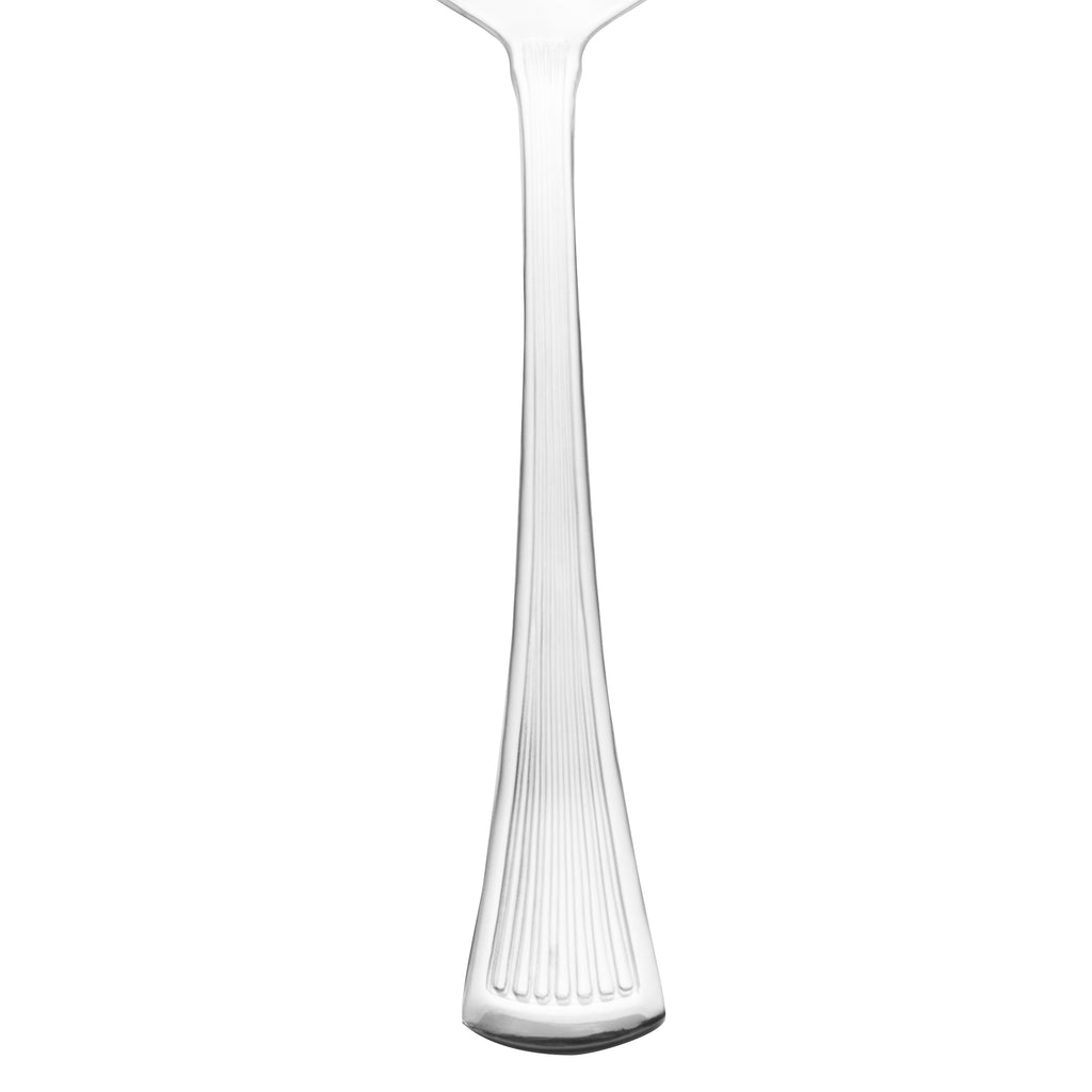 Walco 1812 Bosa Nova 6 1/4" 18/0 Stainless Steel Heavy Weight Bouillon Spoon - 12/Pack