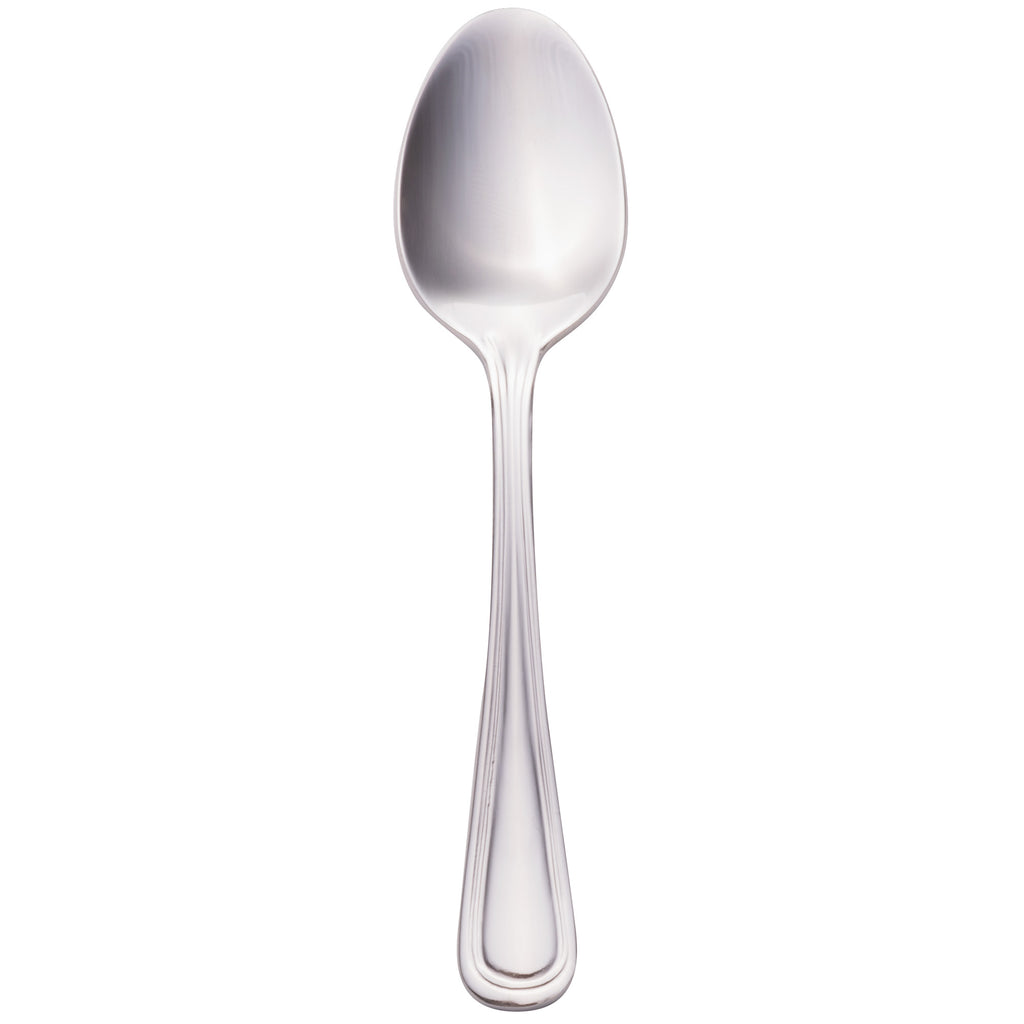 Walco PAC29 Pacific Rim 4 5/16" 18/10 Stainless Steel Extra Heavy Weight Demitasse Spoon - 12/Pack