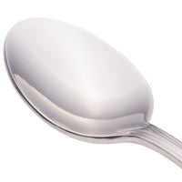 Walco PAC29 Pacific Rim 4 5/16" 18/10 Stainless Steel Extra Heavy Weight Demitasse Spoon - 12/Pack