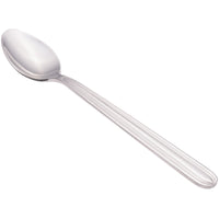 Walco 4004 Maremma 7 7/8" 18/0 Stainless Steel Heavy Weight Iced Tea Spoon - 12/Pack