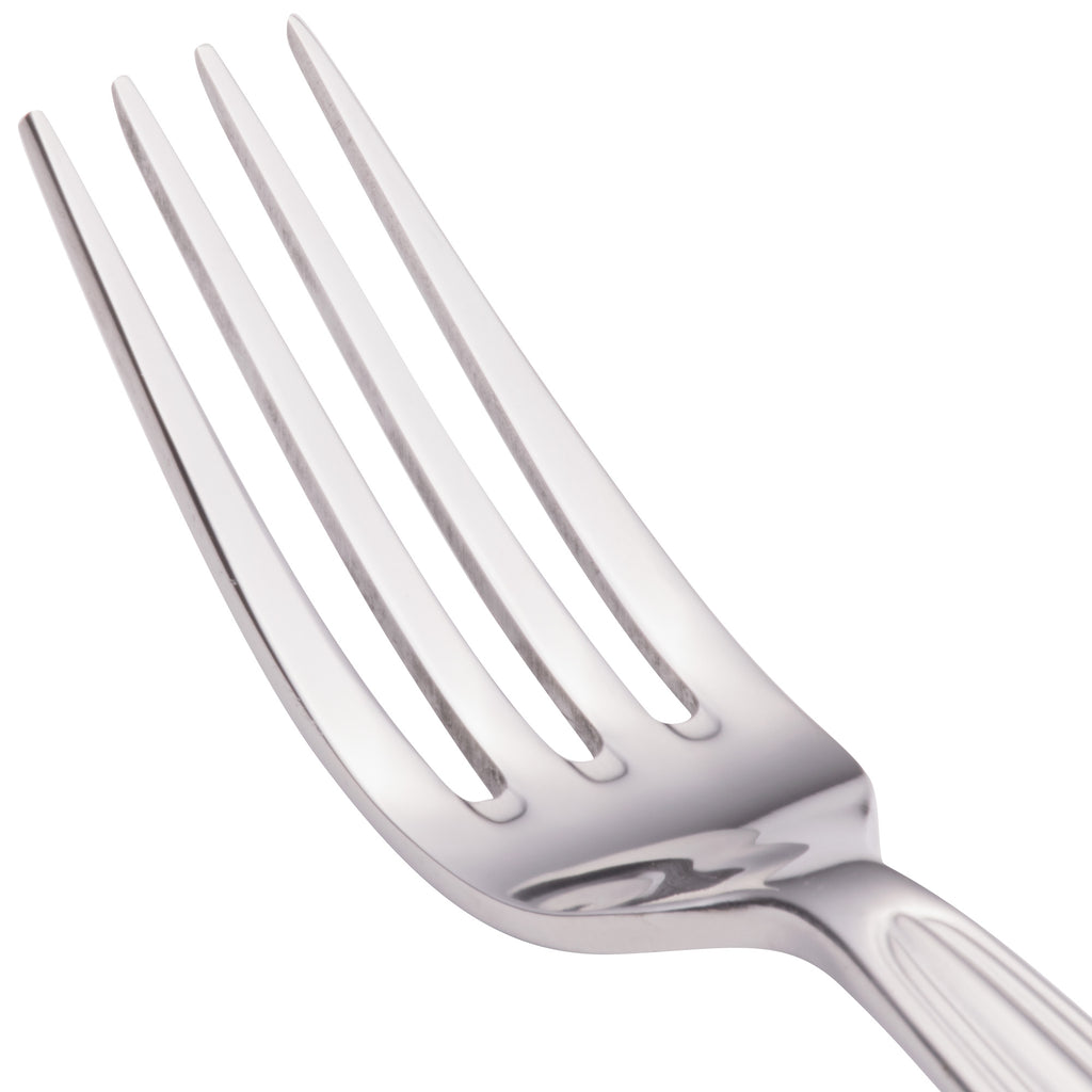 Walco 4005 Maremma 7 3/8" 18/0 Stainless Steel Heavy Weight Dinner Fork - 12/Pack