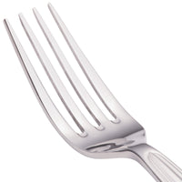 Walco 4005 Maremma 7 3/8" 18/0 Stainless Steel Heavy Weight Dinner Fork - 12/Pack