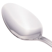 Walco 6601 Saville 6 1/4" 18/0 Stainless Steel Heavy Weight Teaspoon - 12/Pack