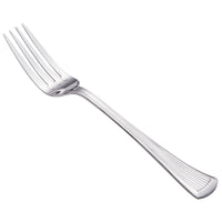 Walco 18051 Bosa Nova 8 1/4" 18/0 Stainless Steel Heavy Weight European Table Fork - 12/Pack