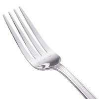 Walco 18051 Bosa Nova 8 1/4" 18/0 Stainless Steel Heavy Weight European Table Fork - 12/Pack