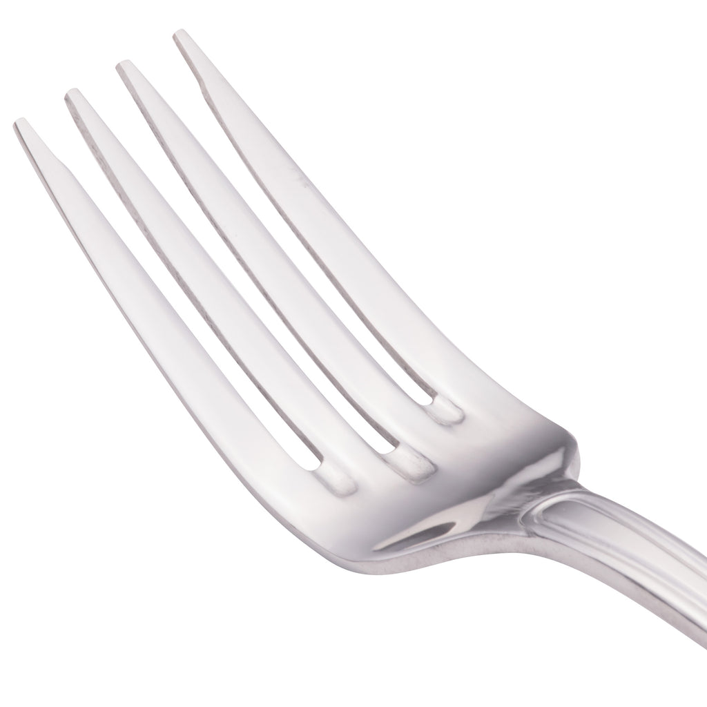 Walco 6606 Saville 6 1/2" 18/0 Stainless Steel Heavy Weight Salad Fork - 12/Pack
