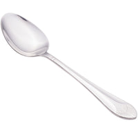 Walco 7003 Meteor 8 1/2" 18/0 Stainless Steel Heavy Weight Tablespoon / Serving Spoon - 12/Pack