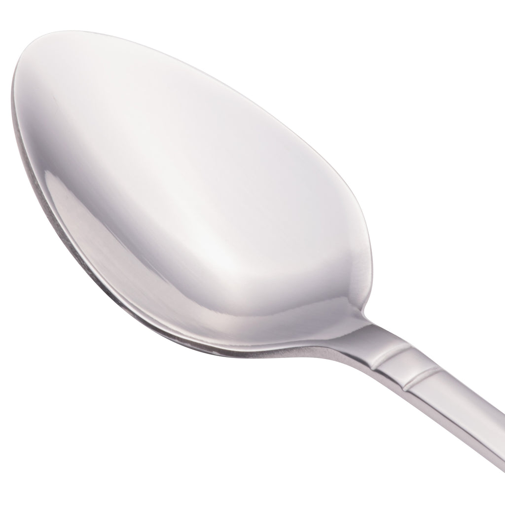 Walco 7004 Meteor 7 7/16" 18/0 Stainless Steel Heavy Weight Iced Tea Spoon - 12/Pack