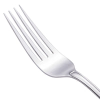 Walco 90051 Barony 8 5/16" 18/0 Stainless Steel Heavy Weight European Table Fork - 12/Pack
