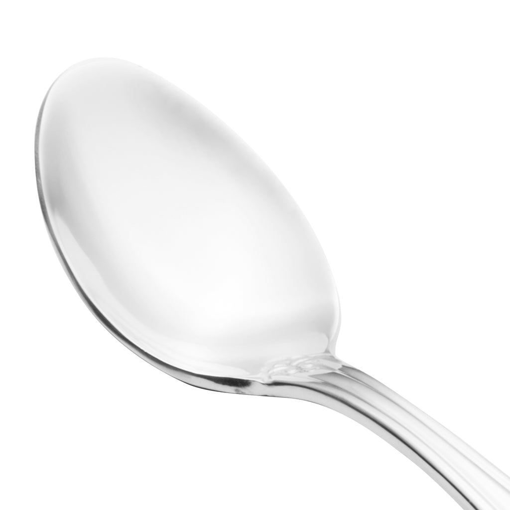 Walco 5401 Danish Pride 6 1/8" 18/0 Stainless Steel Heavy Weight Teaspoon - 12/Pack