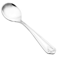 Walco 5412 Danish Pride 6 3/4" 18/0 Stainless Steel Heavy Weight Bouillon Spoon - 12/Pack