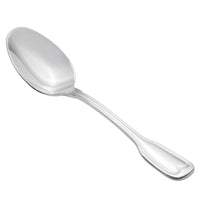Walco 9307 Luxor 6 15/16" 18/10 Stainless Steel Extra Heavy Weight Dessert Spoon - 12/Pack