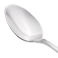 Walco 9307 Luxor 6 15/16" 18/10 Stainless Steel Extra Heavy Weight Dessert Spoon - 12/Pack