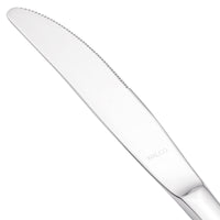Walco 7045 Meteor 9 1/8" 18/0 Stainless Steel Heavy Weight Dinner Knife - 12/Pack