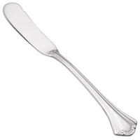 Walco 9510 Sentry 6 13/16" 18/10 Stainless Steel Extra Heavy Weight Flat Handle Butter Spreader - 12/Pack