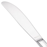 Walco 9511 Sentry 7" 18/10 Stainless Steel Extra Heavy Weight Solid Handle Butter Knife - 12/Pack