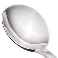 Walco 0912 Semi 7" 18/10 Stainless Steel Extra Heavy Weight Bouillon Spoon - 12/Pack
