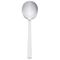 Walco 0912 Semi 7" 18/10 Stainless Steel Extra Heavy Weight Bouillon Spoon - 12/Pack