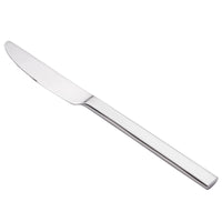 Walco 0945 Semi 9" 18/10 Stainless Steel Extra Heavy Weight Dinner Knife - 12/Pack
